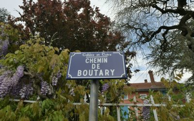 CHEMIN DE BOUTARY. Origine du nom